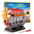 National Geographic 4-Cylinder Engine Model Building Kit