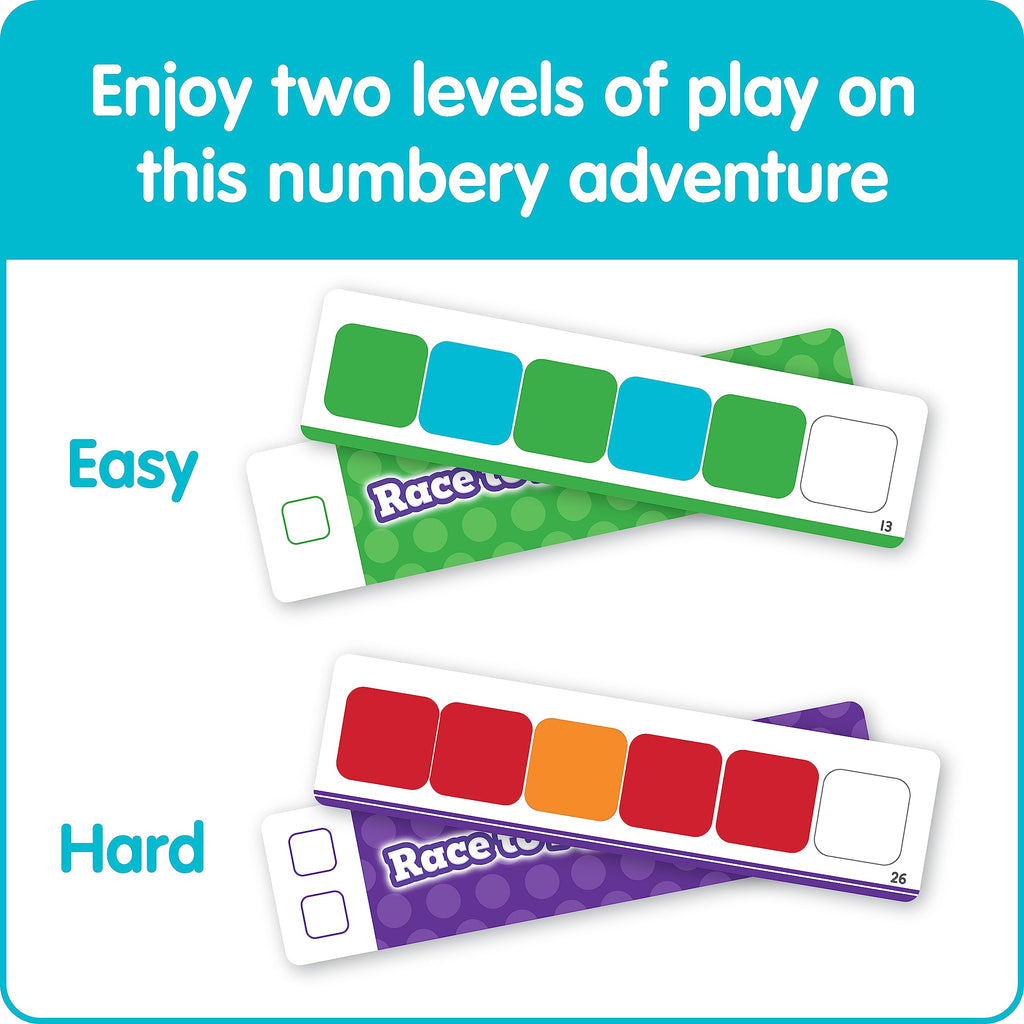 hand2mind Numberblocks Race to Pattern Palace Board Game
