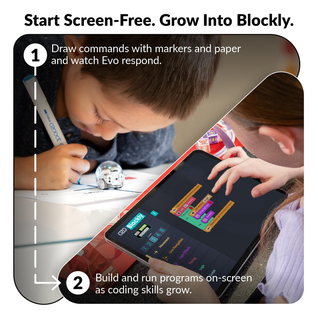 Ozobot Evo Coding Robot for Kids & STEM Learning