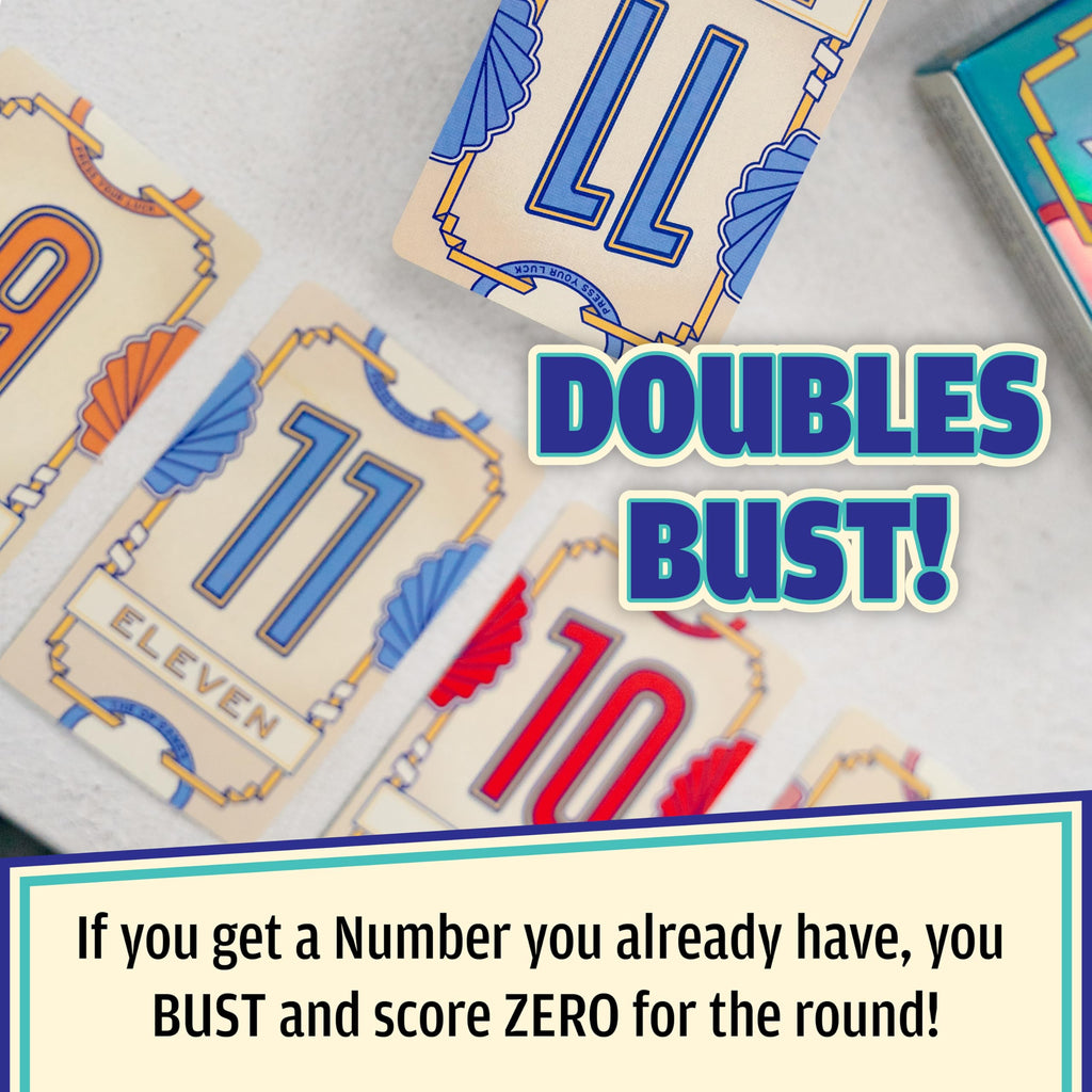 USAOPOLY Flip 7 Press-Your-Luck Strategy Card Game