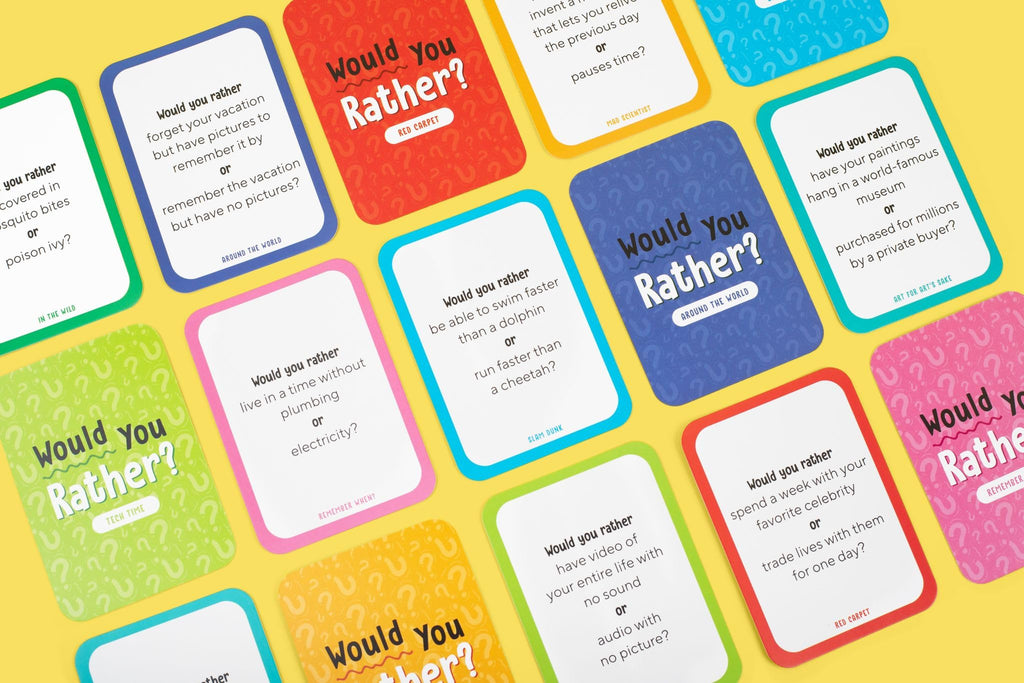 Would You Rather? Family Card Game for Fun Conversations