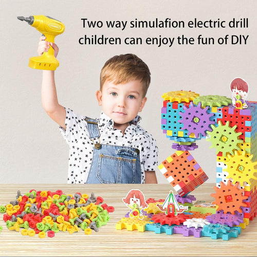 234-Piece Motorized STEM Building Set with Power Drill