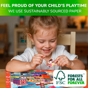 4-Pack 60-Piece Jigsaw Puzzles for Kids Ages 4–8