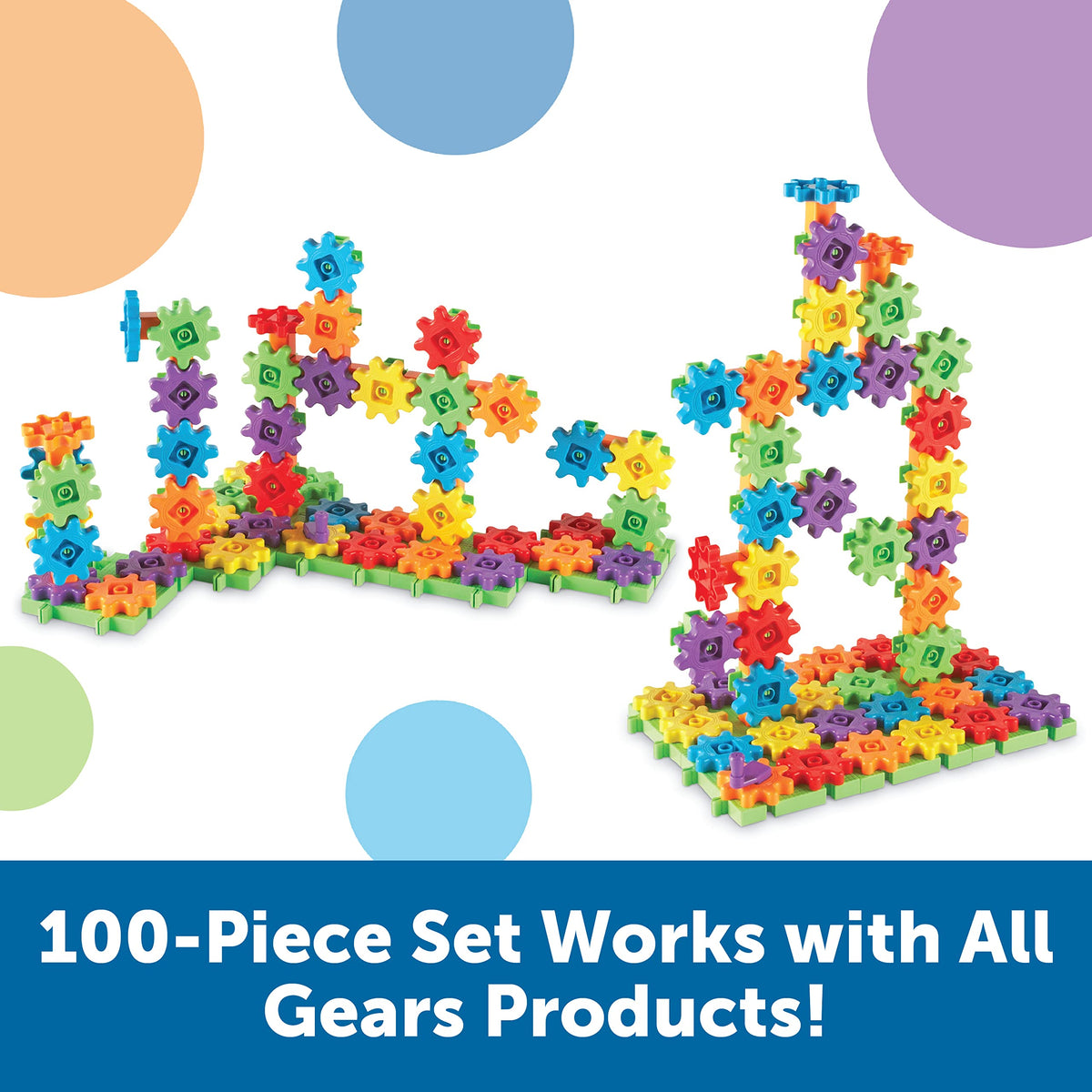 Learning Resources Gears Building Set for STEM Construction