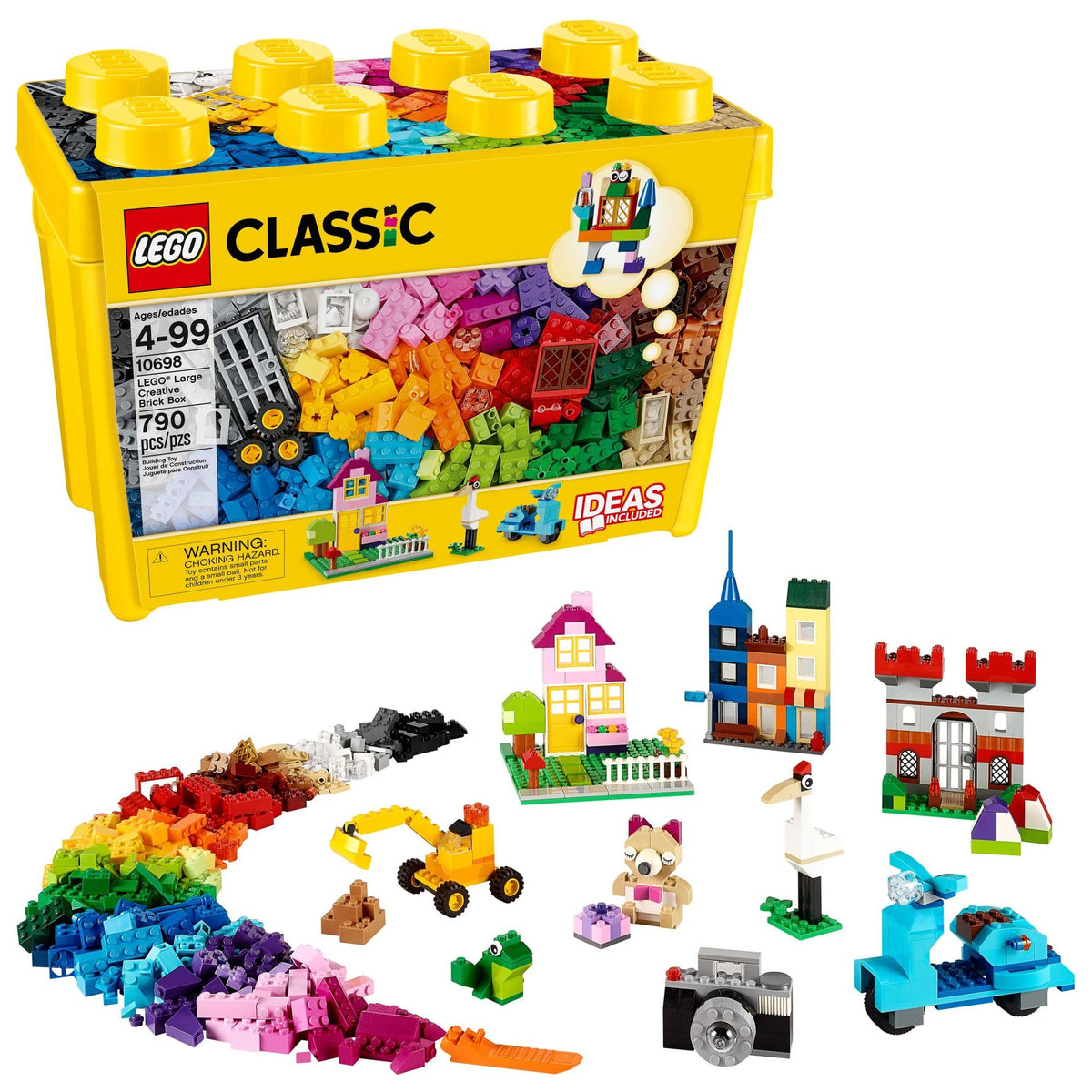 LEGO Classic Large Creative Brick Box Building Set, 2-Pack