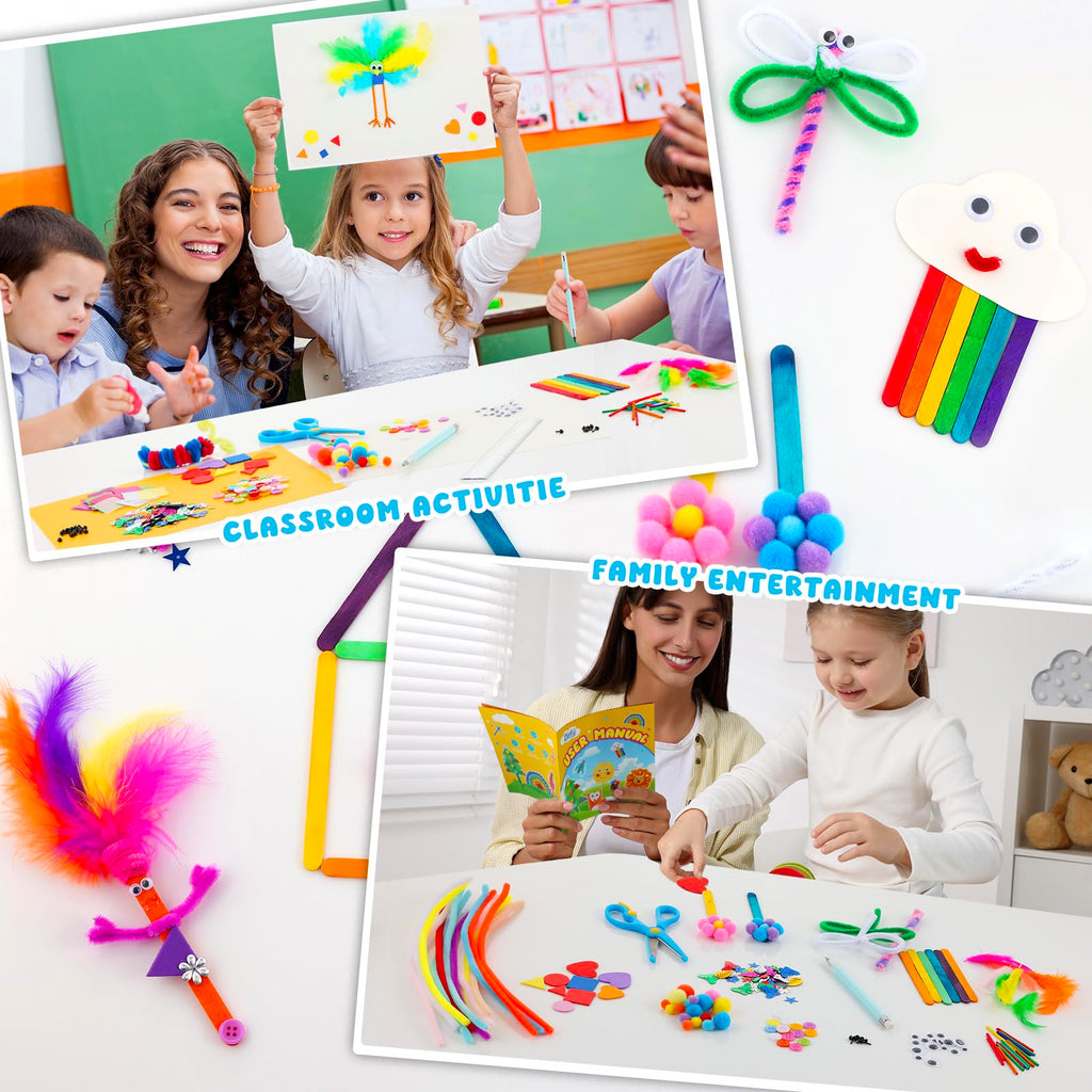 All-in-One Arts & Crafts Supply Kit for Kids Ages 4–12