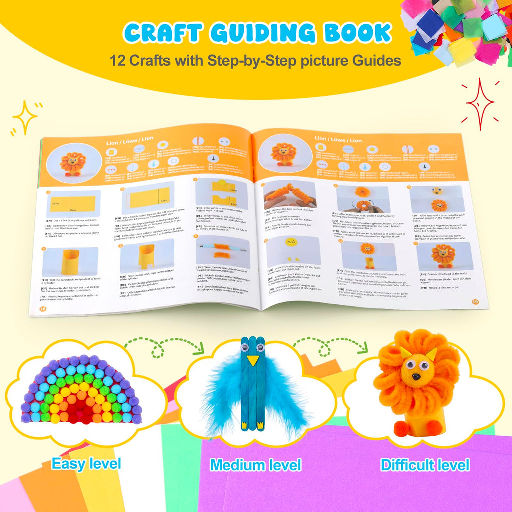 All-in-One Arts & Crafts Supply Kit for Kids Ages 4–12