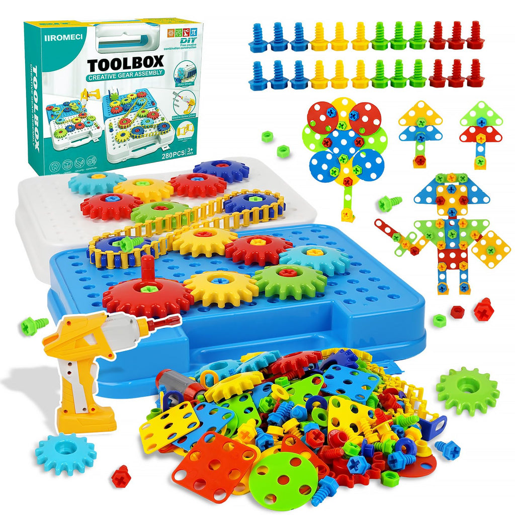 STEM Gears Building Set for Kids Ages 4–8