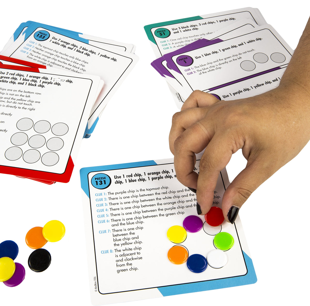 MindWare Logic Links Brain Teaser Game with 166 Challenges