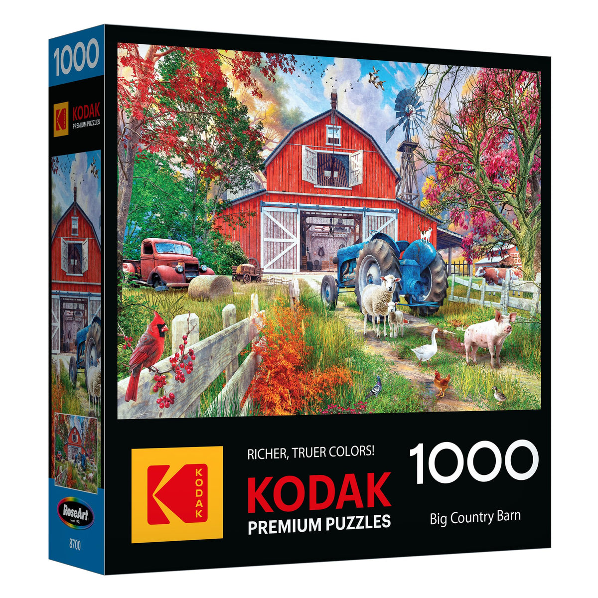 RoseArt Kodak City Food Truck 1000-Piece Jigsaw Puzzle