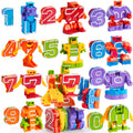 JOYIN 10-Piece Number Robots Learning Set for Kids Ages 3–6