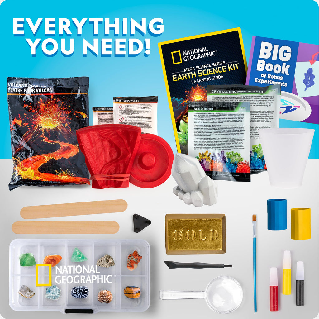 National Geographic Mega Science Kit for Kids Experiments & Activities