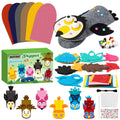 Kids Hand Puppet Making Kit with Felt Sock Puppets