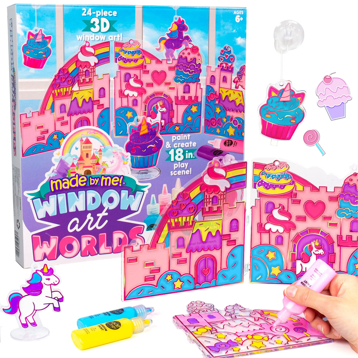 Made By Me Window Art Craft Kit for Kids Creative Play