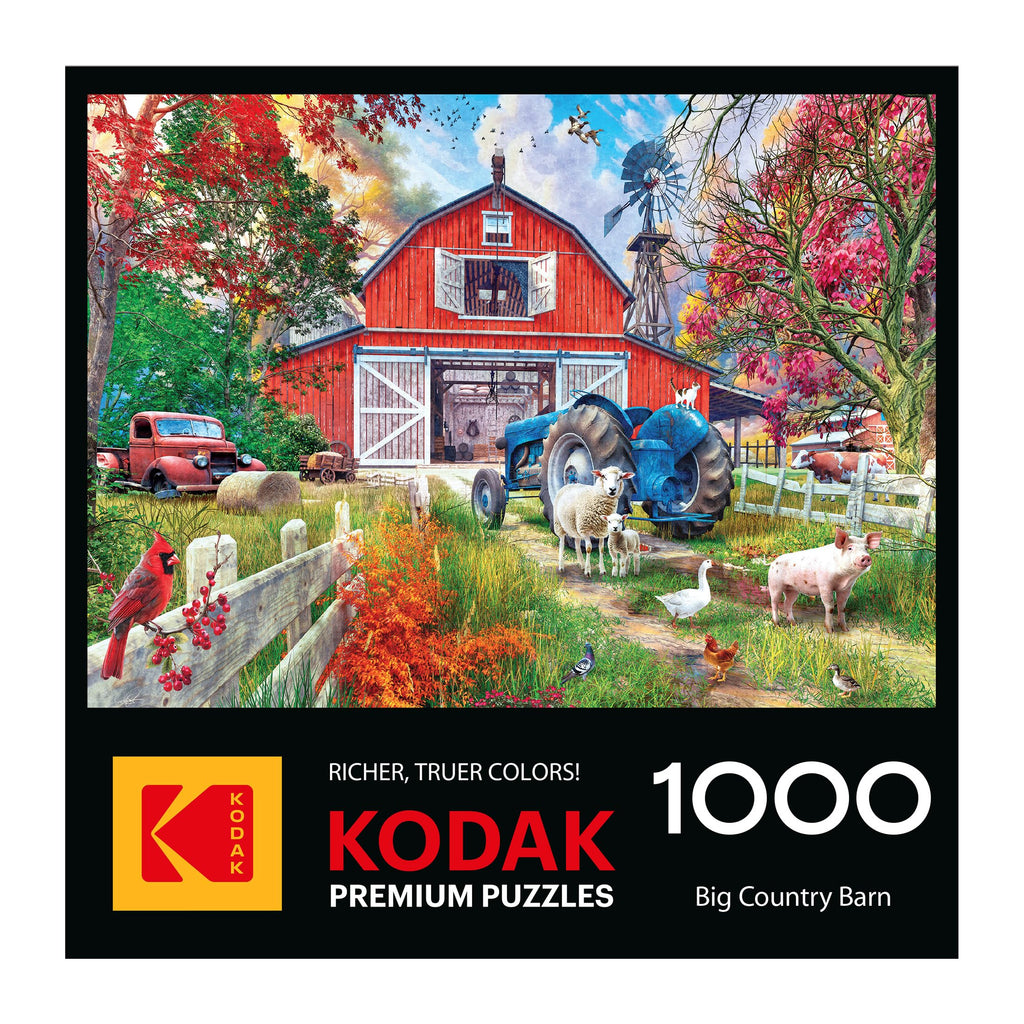 RoseArt Kodak City Food Truck 1000-Piece Jigsaw Puzzle
