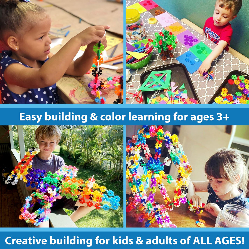 500-Piece Interlocking Disc Building Set for Creative STEM Play
