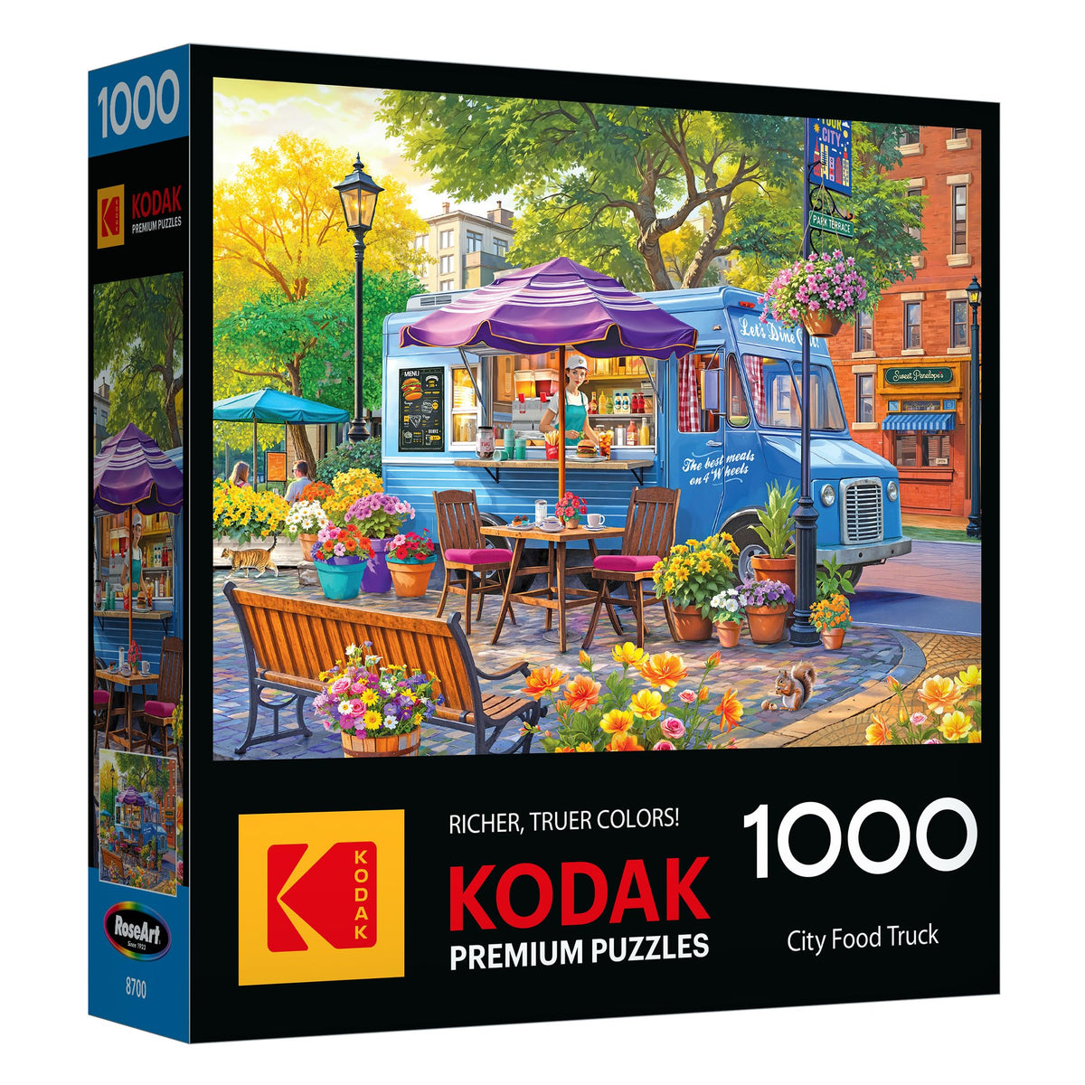 RoseArt Kodak City Food Truck 1000-Piece Jigsaw Puzzle