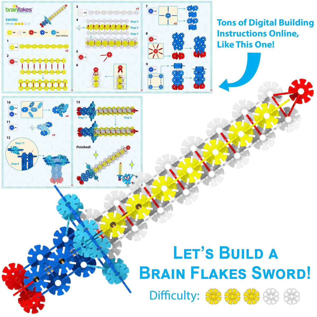 500-Piece Interlocking Disc Building Set for Creative STEM Play