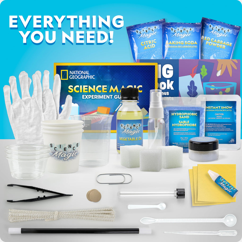 National Geographic Science Magic Kit with 100+ Experiments