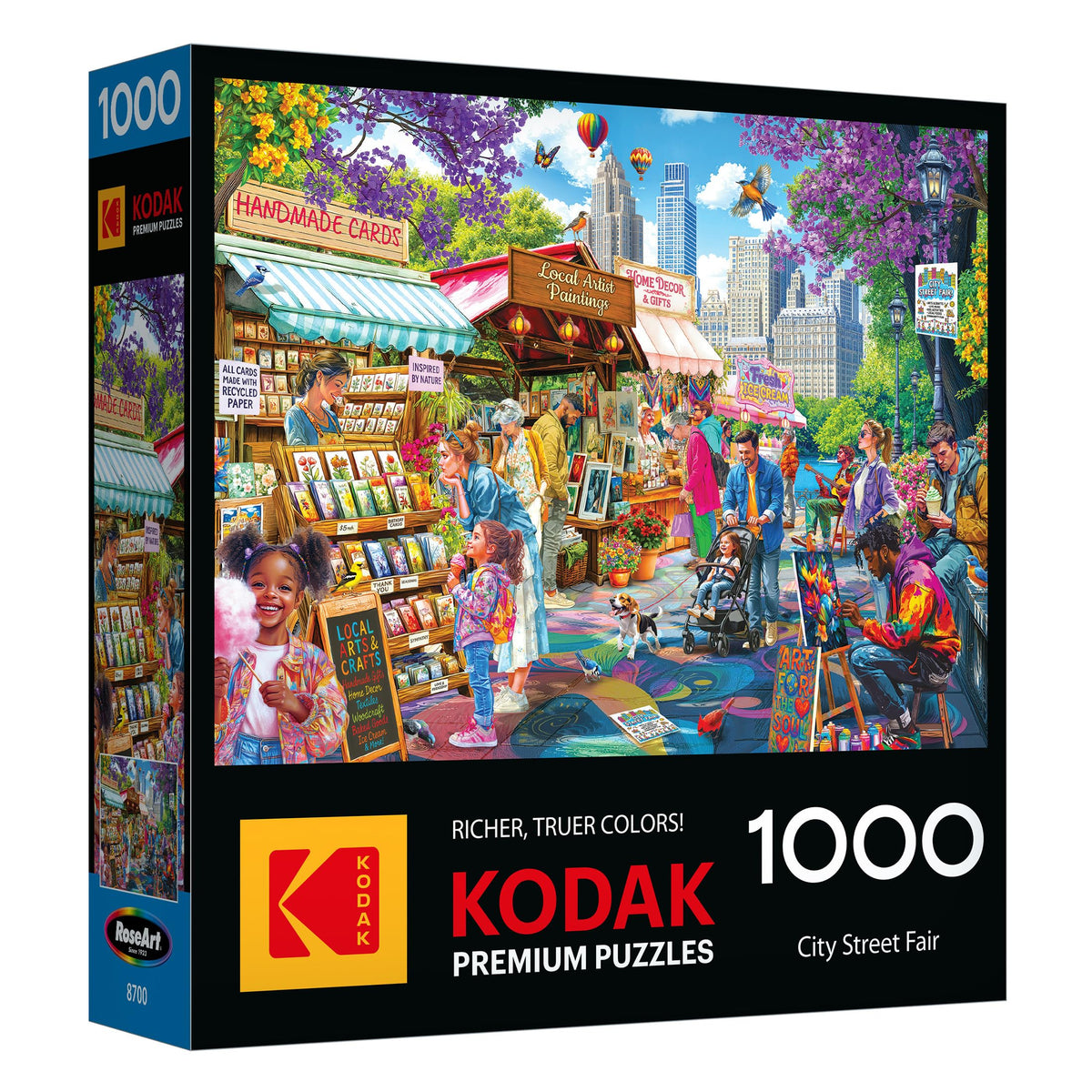 RoseArt Kodak City Food Truck 1000-Piece Jigsaw Puzzle