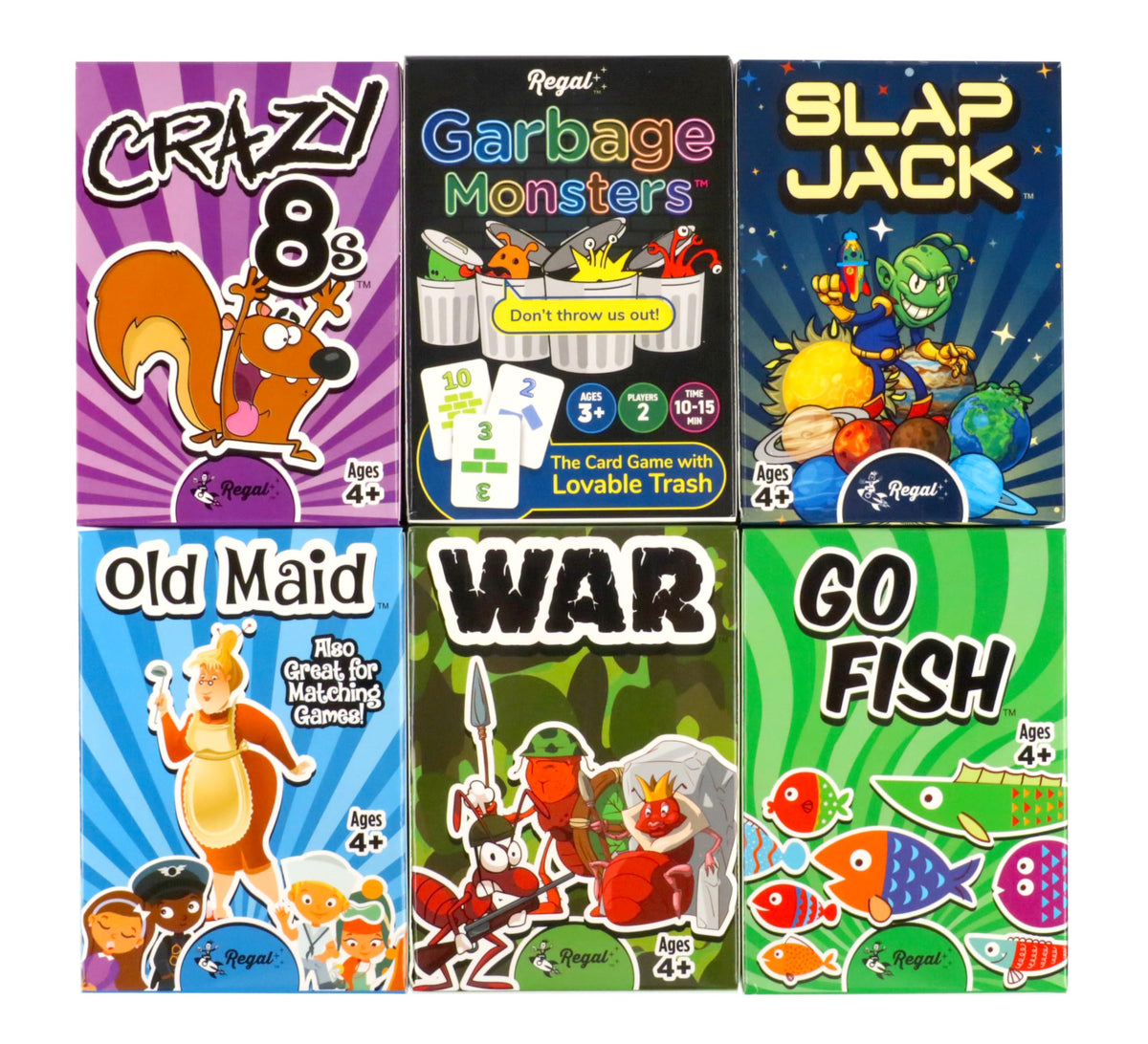 Regal Games Kids Card Game Pack for Family Fun