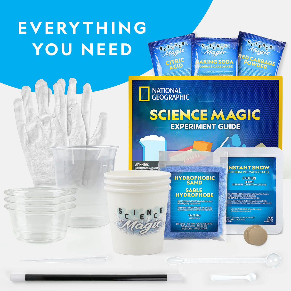 National Geographic Magic Chemistry Science Kit for Kids