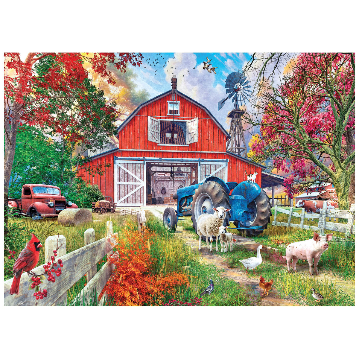 RoseArt Kodak City Food Truck 1000-Piece Jigsaw Puzzle