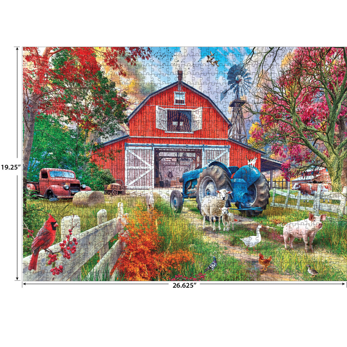 RoseArt Kodak City Food Truck 1000-Piece Jigsaw Puzzle